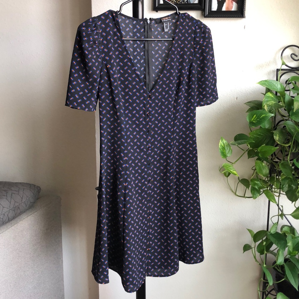 Forever 21 patterned dress